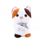 Opakujúci hovoriaci mačiatko s rybkou